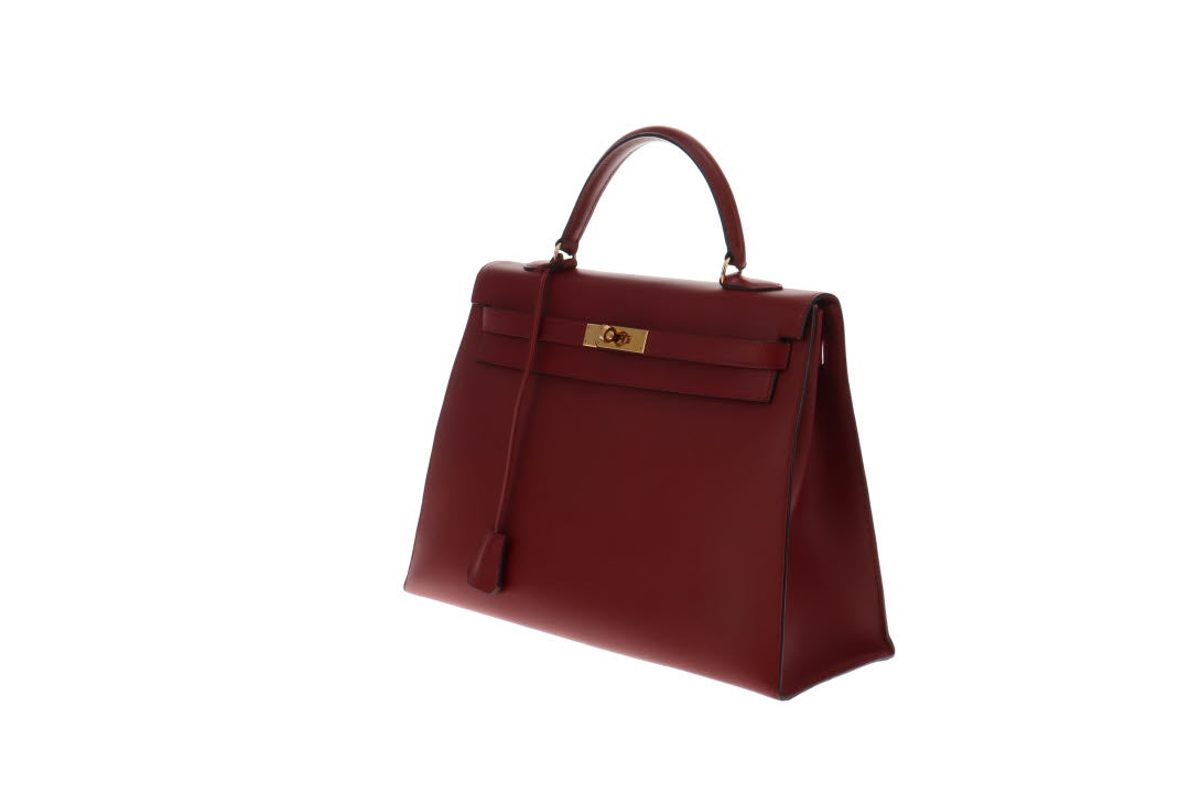 Hermes Sellier Rouge H Kelly 35 1996