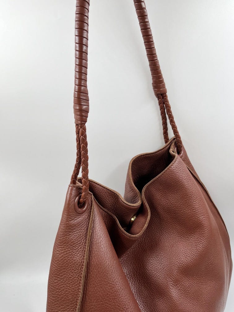 Vintage Bottega Veneta Tan Tote Bag