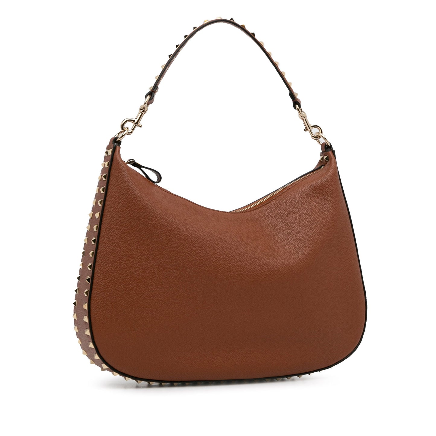 Valentino Rockstud Shoulder Bag Brown