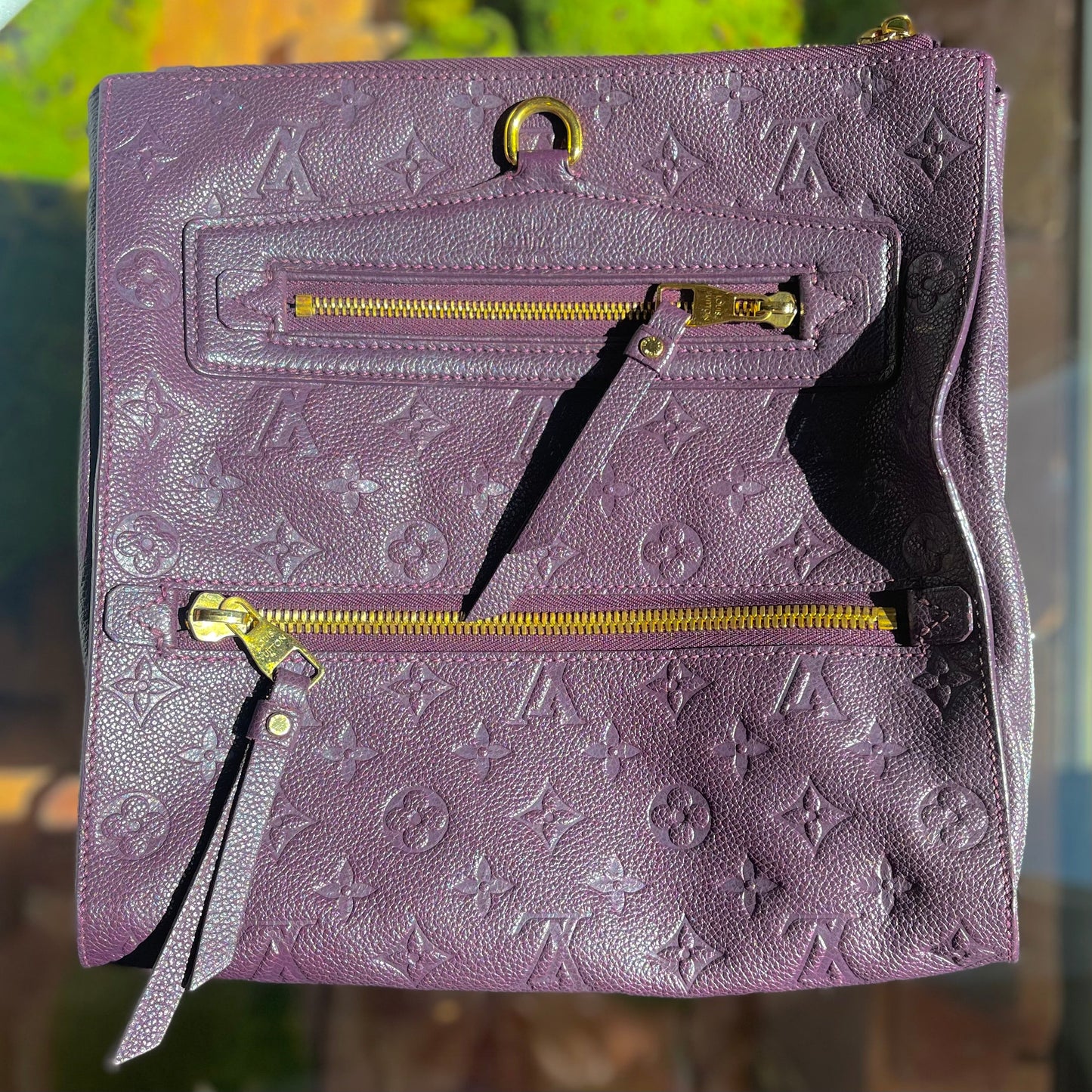 LOUIS VUITTON Purple Monogram Empriente Petillante Clutch