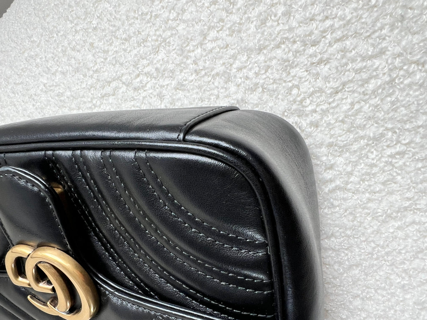 Gucci GG Black Marmont Mini Shoulder Bag (RRP £1,700)