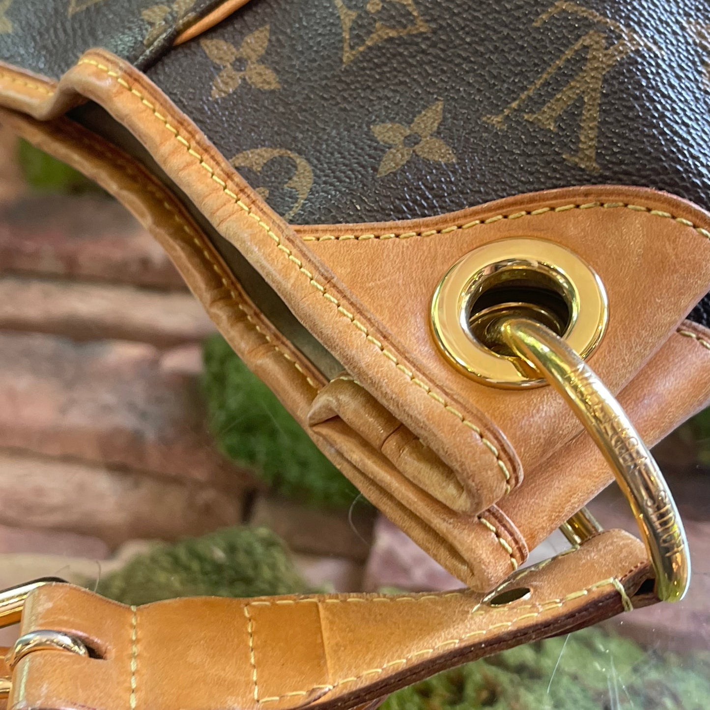 LOUIS VUITTON Galliera PM Brown Monogram Canvas