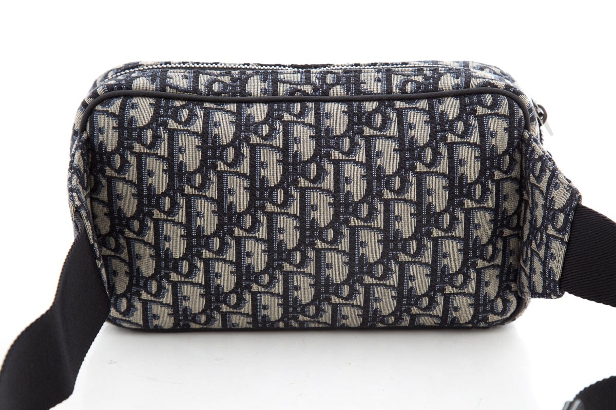 Dior Blue Oblique Jacquard Waist Bag