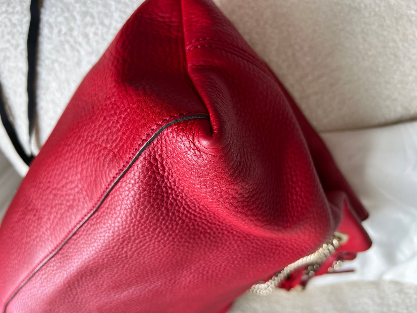 Gucci Red Soho Chain Tote (RRP £1350)