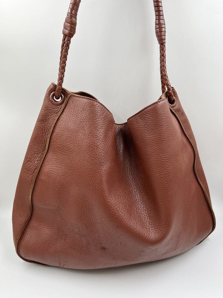 Vintage Bottega Veneta Tan Tote Bag