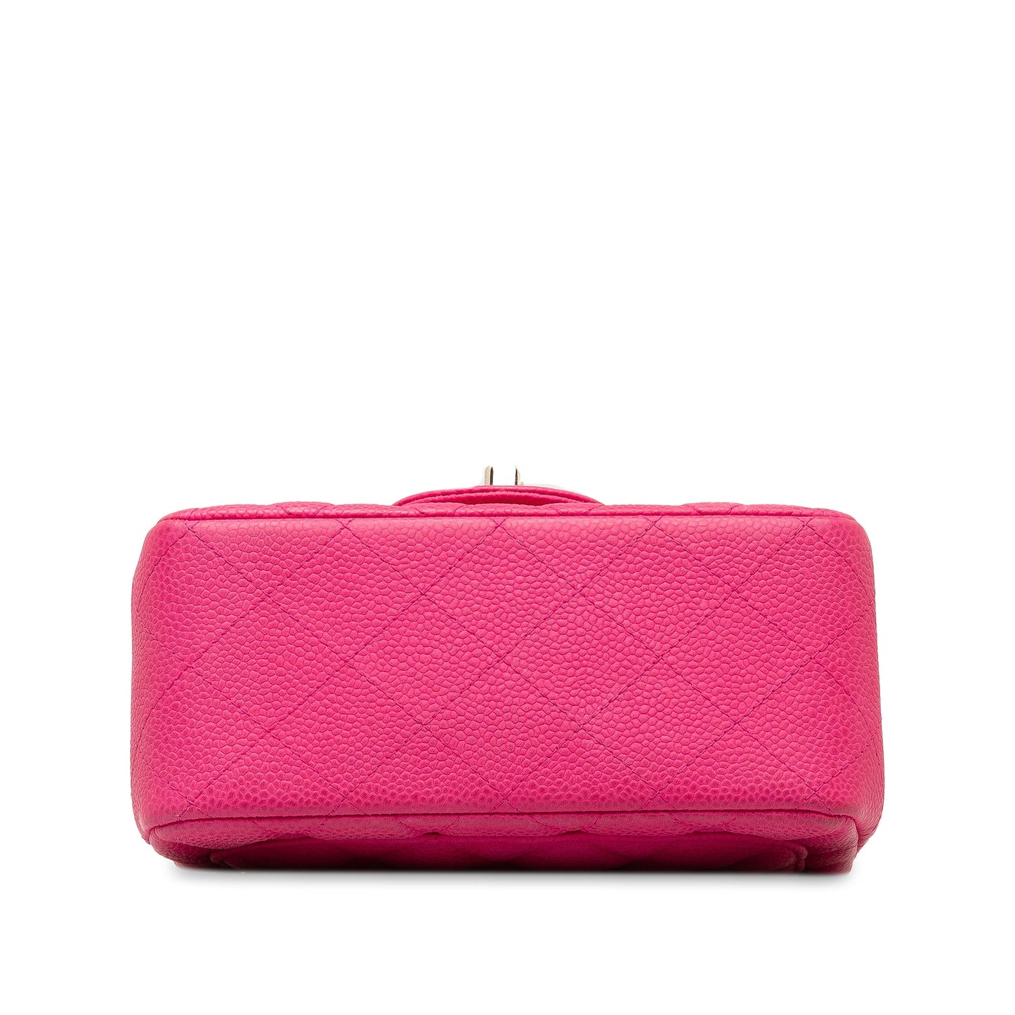 Chanel Classic Single Flap Mini Square Pink Caviar Gold