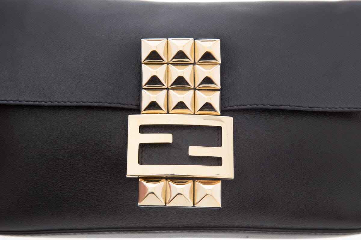 Fendi Black Baguette Handbag