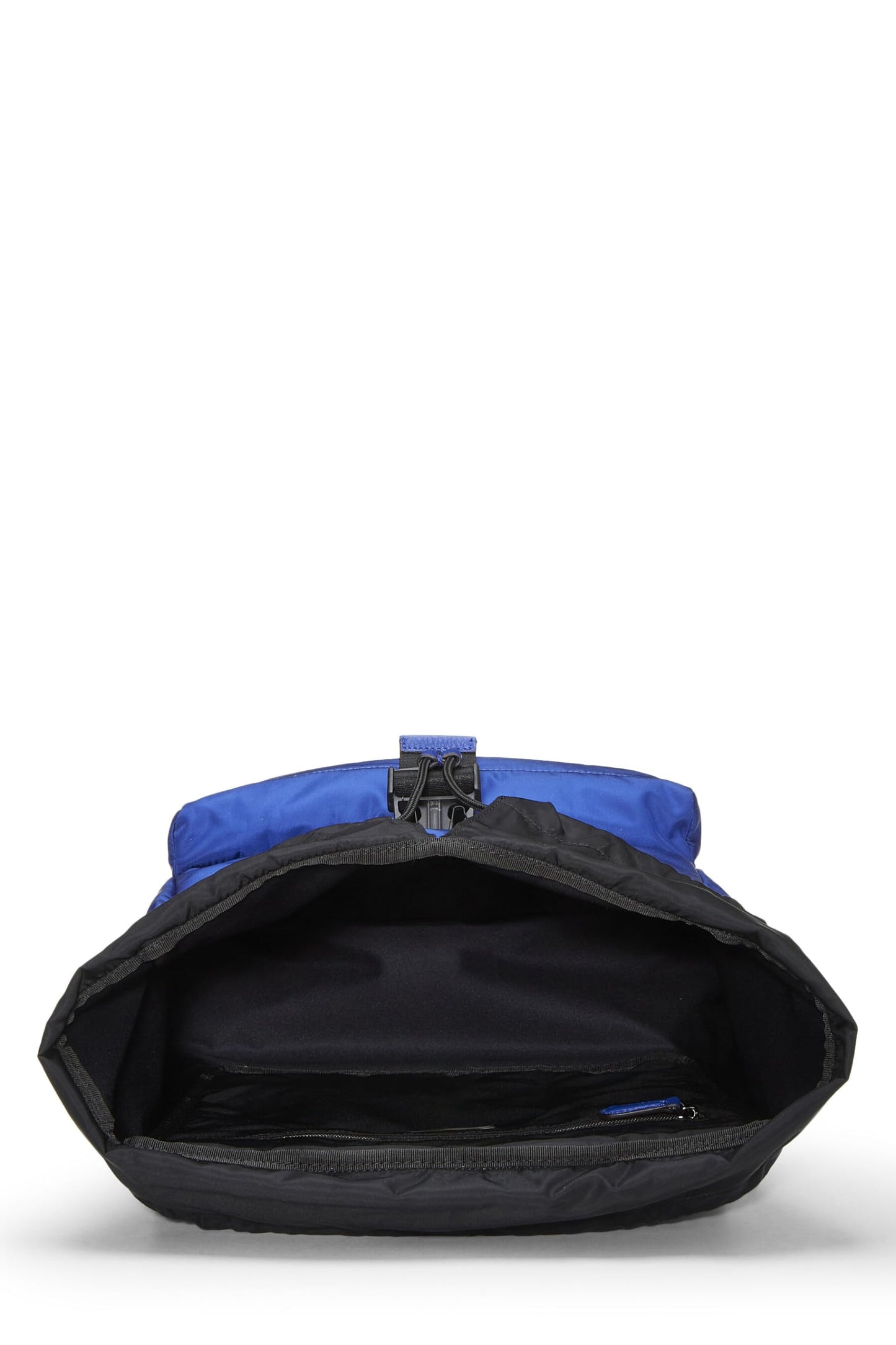 Fendi,  Blue Nylon Fendiness Backpack, Blue