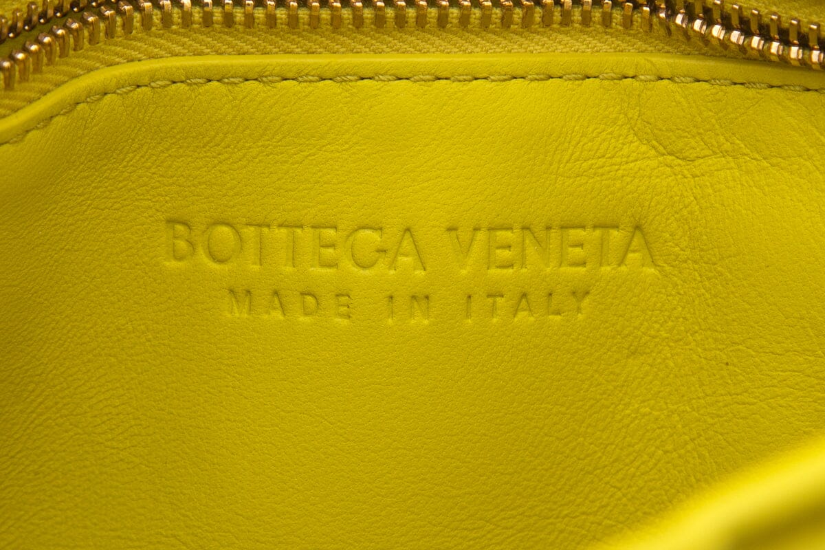 Bottega Veneta Citrine Cassette Handbag