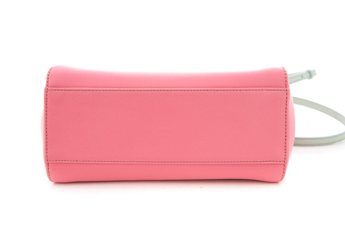 Fendi Pink & Blue Mini Peek-A-Boo Handbag