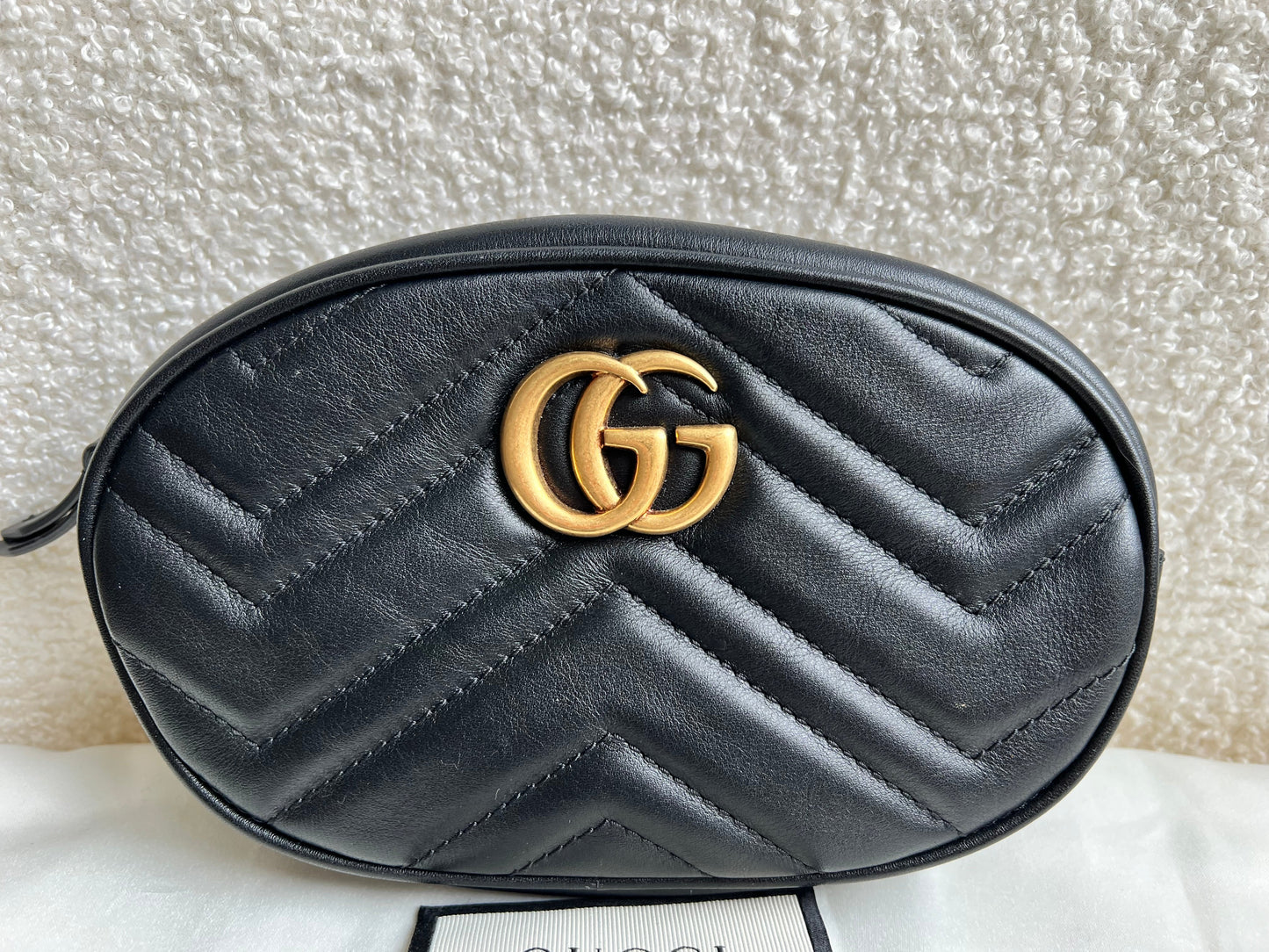 Gucci GG Black Marmont Belt Bag (RRP £865)