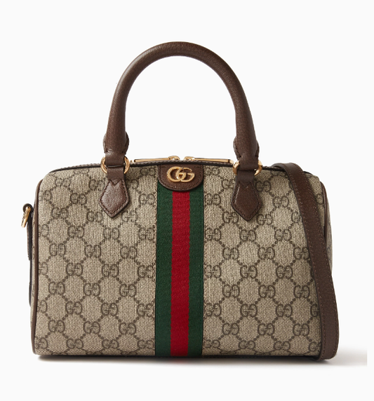 GUCCI Boston Duffle Bag in GG Canvas