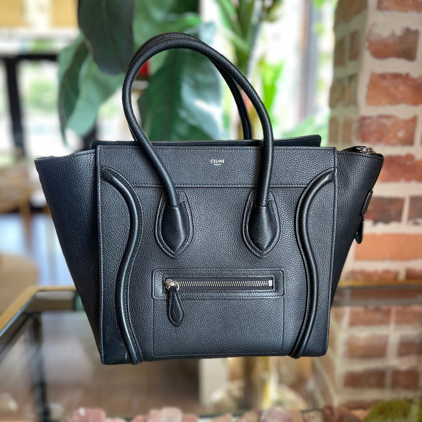 CELINE Black Mini Luggage