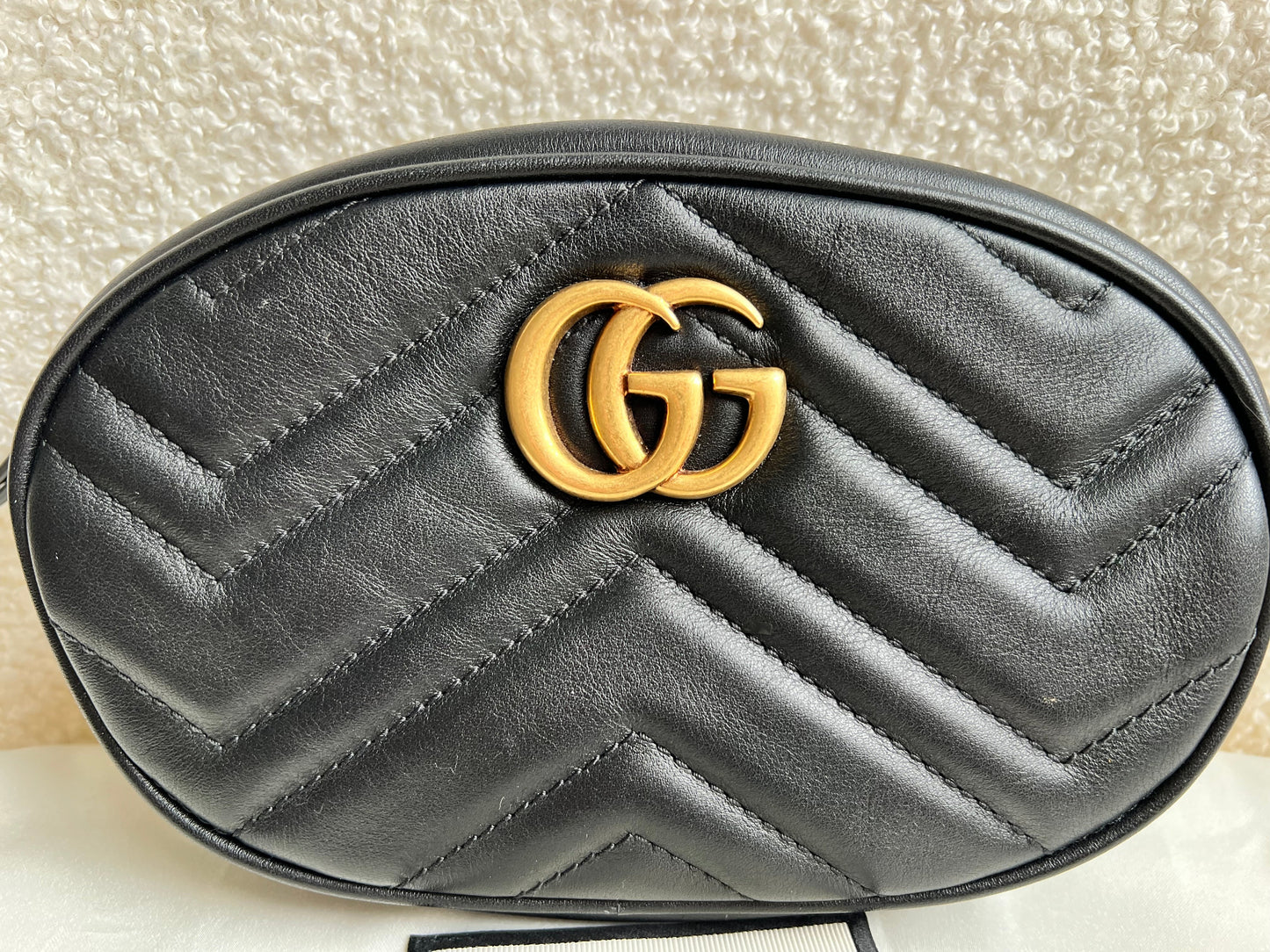 Gucci GG Black Marmont Belt Bag (RRP £865)