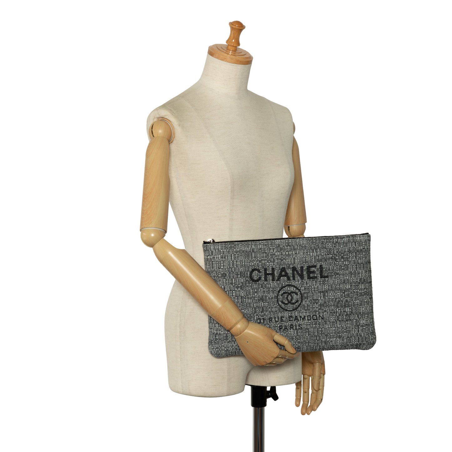 Chanel Deauville O'Case Grey Canvas