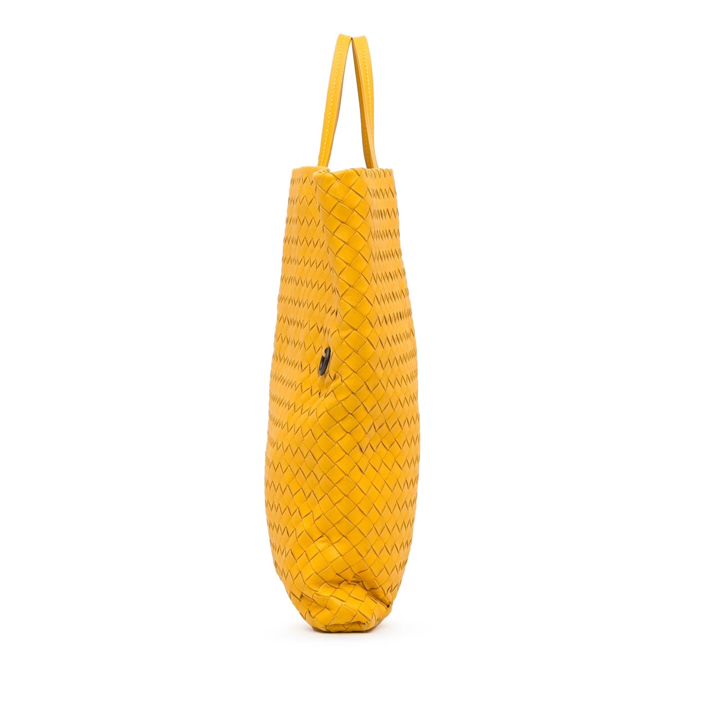 Yellow Bottega Veneta Intrecciato Nappa Tote Bag Satchel