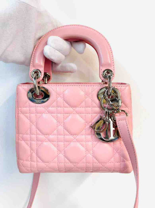 Dior Pink Mini Lady Dior Bag