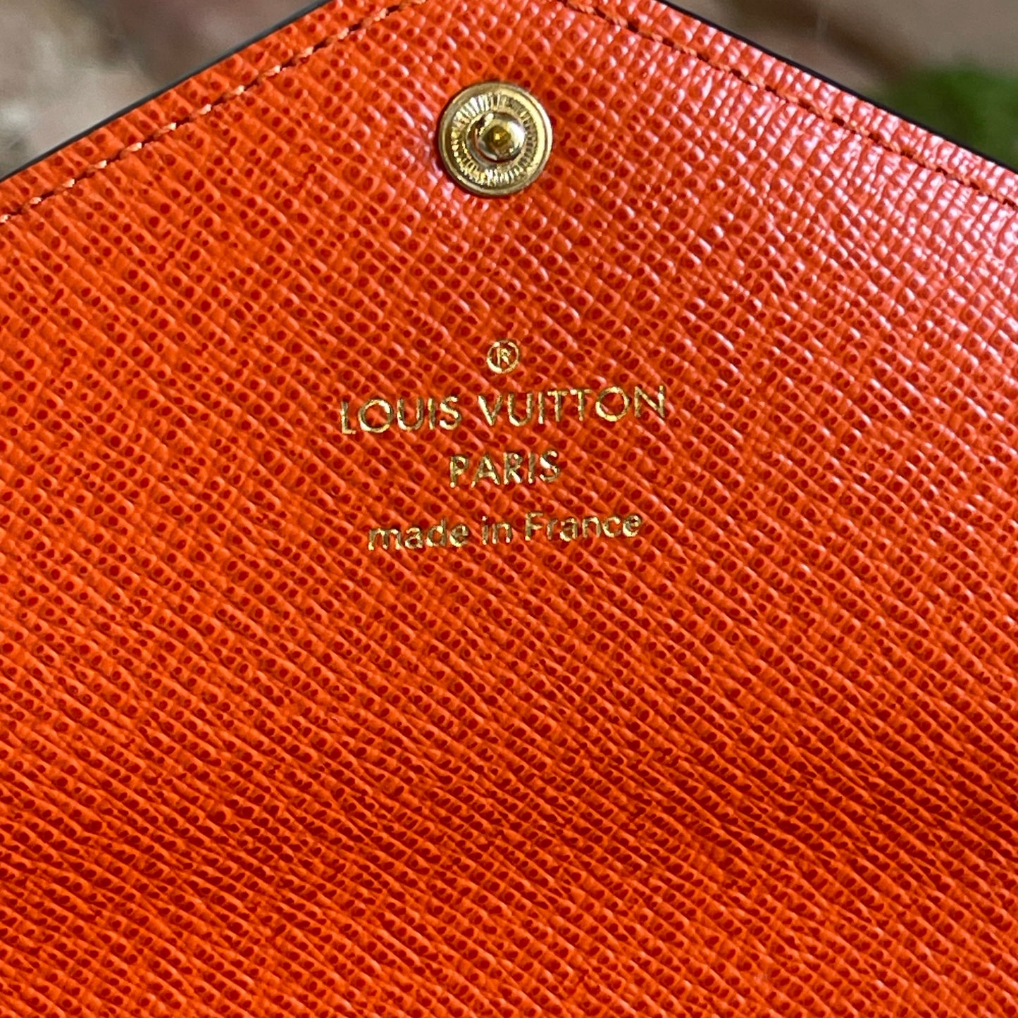 LOUIS VUITTON Josephine Brown Canvas Wallet