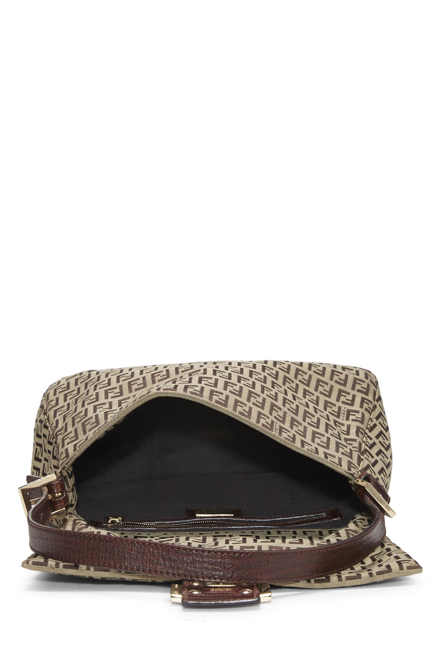 Fendi,  Brown Zucchino Canvas Mama, Brown