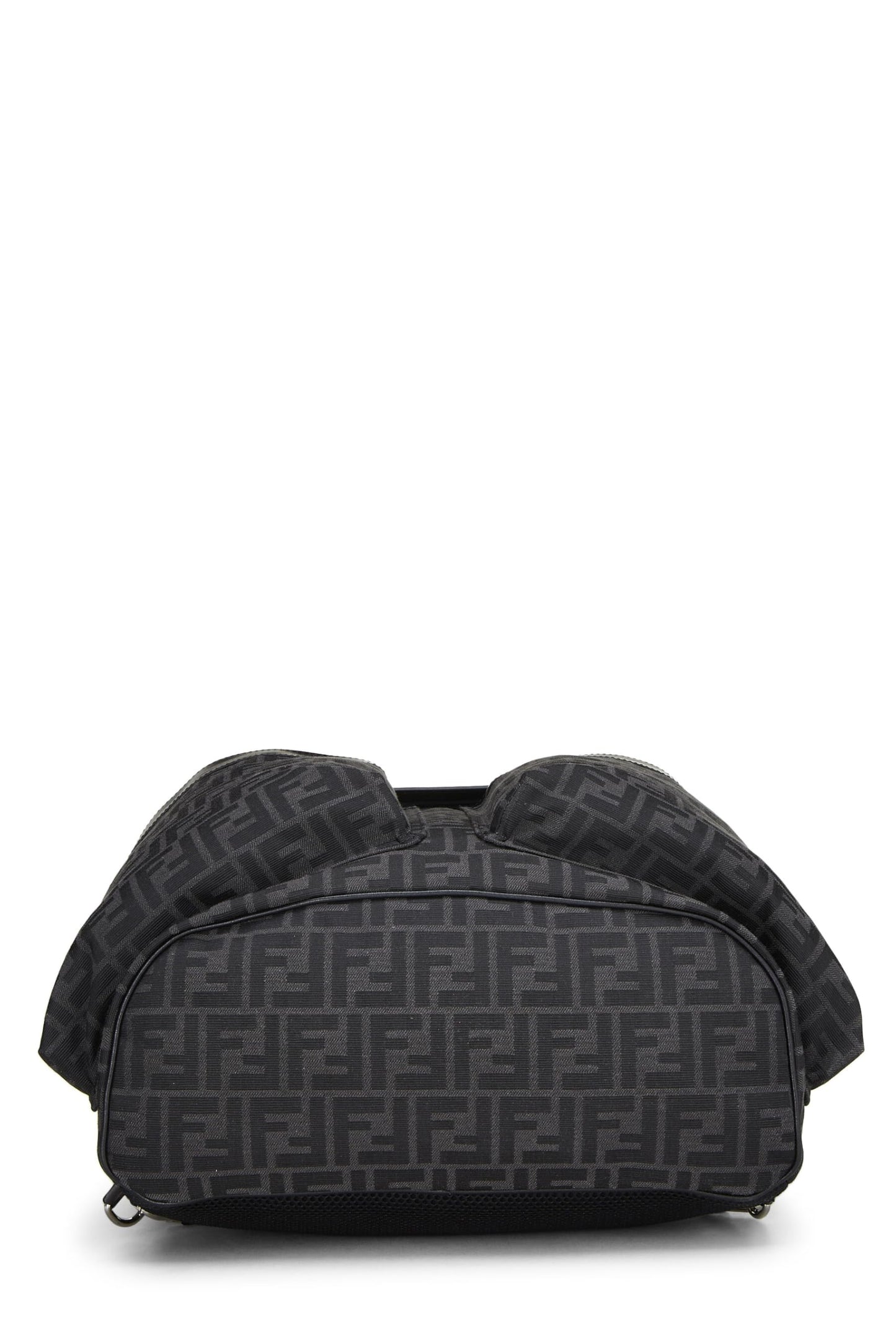 Fendi,  Black Zucca Canvas Strike Backpack Large, Black