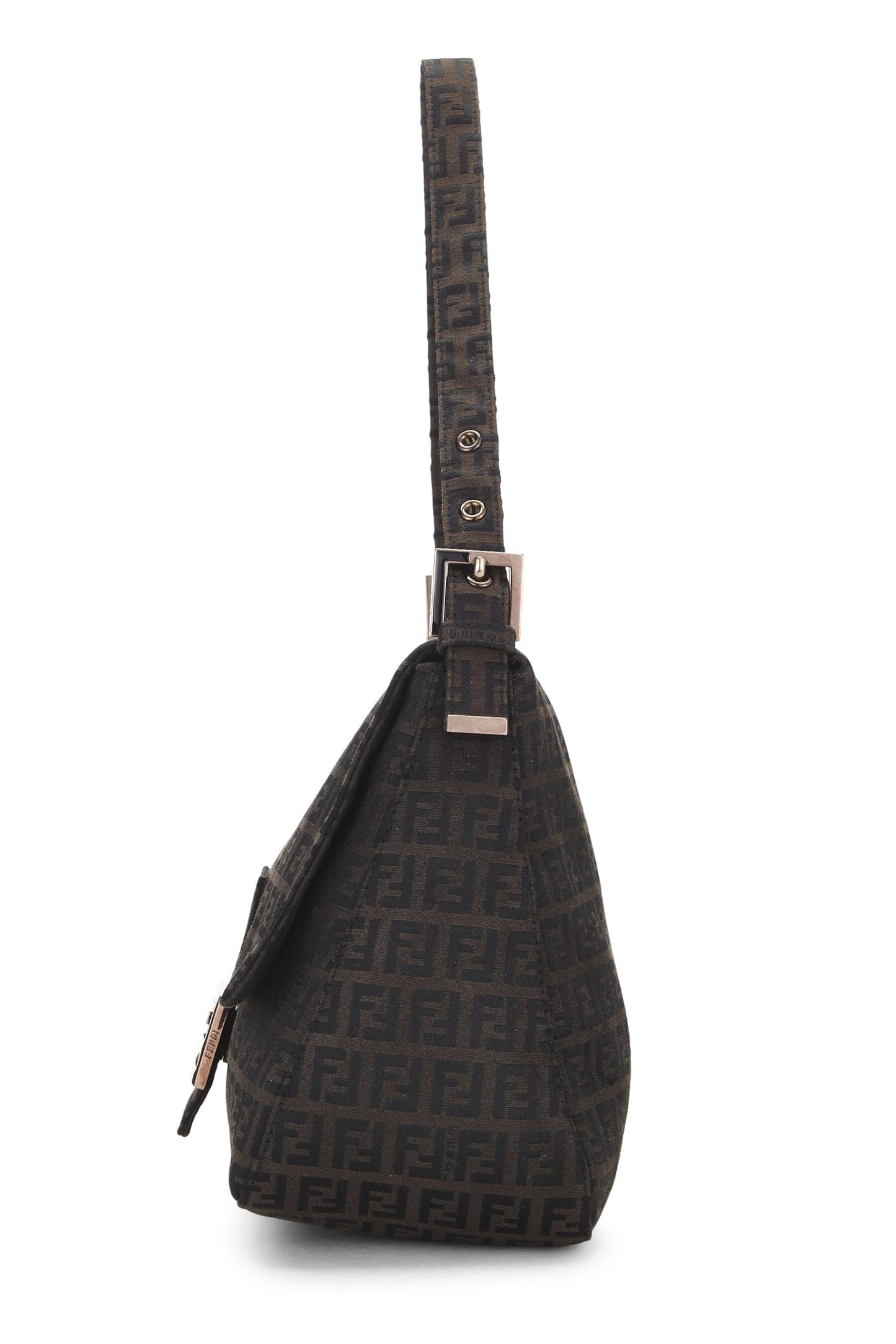 Fendi,  Brown Zucchino Canvas Mama, Brown