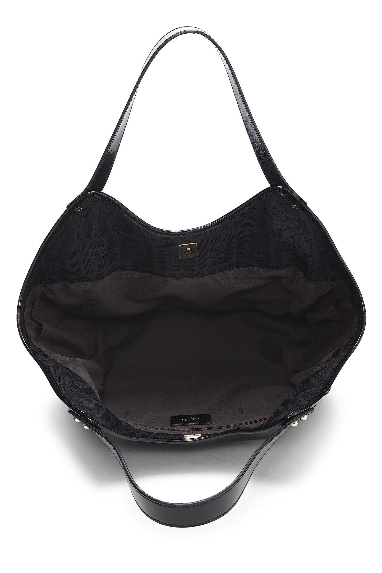 Fendi,  Black Zucca Chef Tote Small, Black