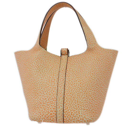 Hermes 2003 Orange Dalmatian Picotin PM Handbag