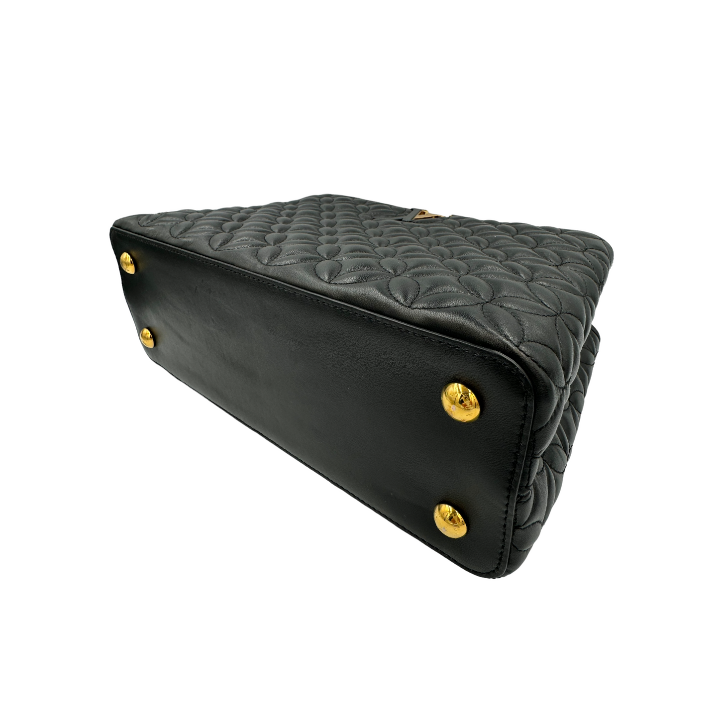 Louis Vuitton Capucines MM Black  Lambskin