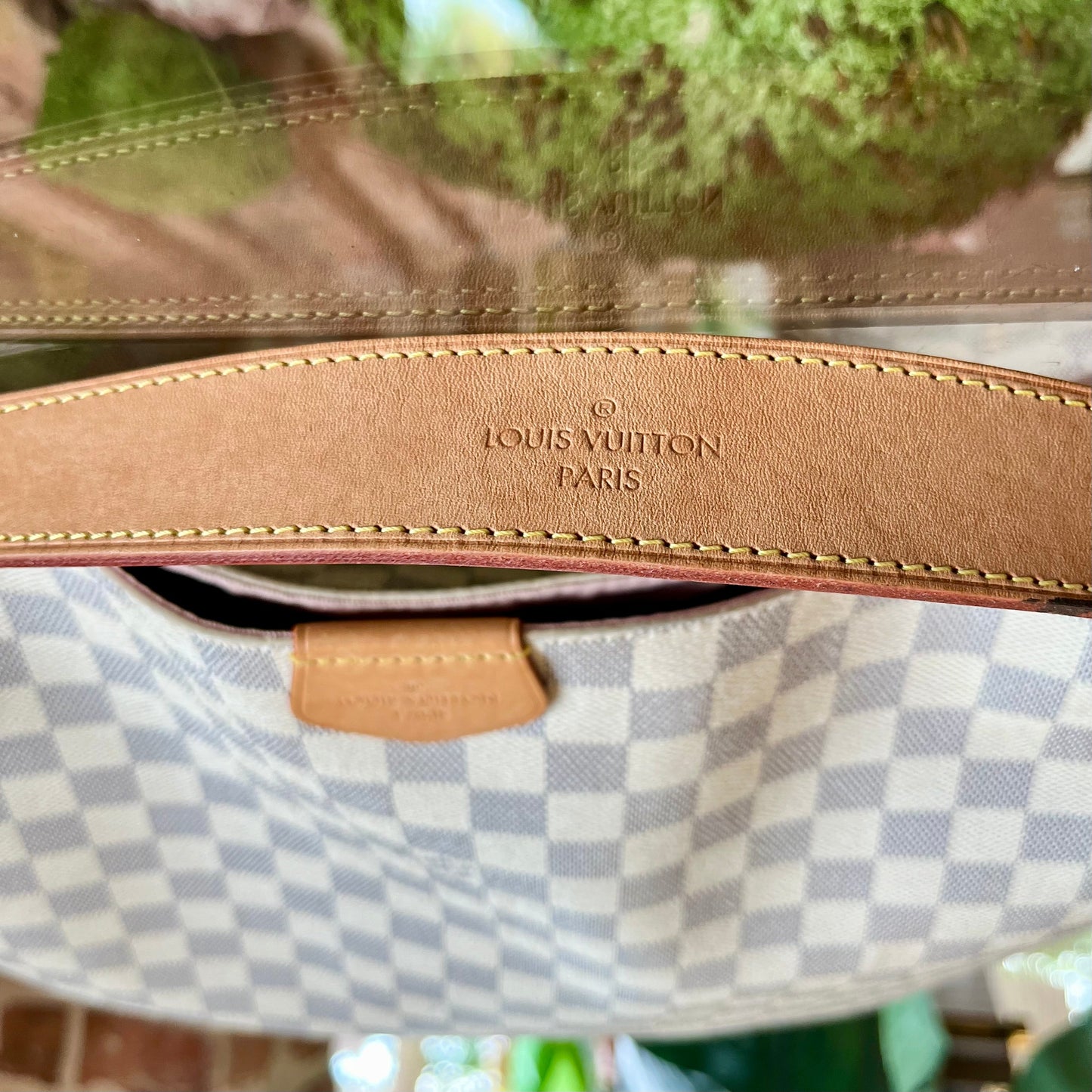 LOUIS VUITTON Damier Azur Graceful MM Hobo