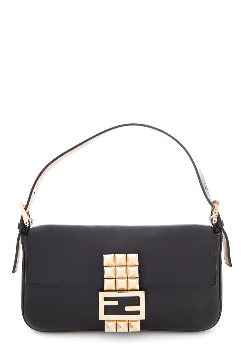 Fendi Black Baguette Handbag