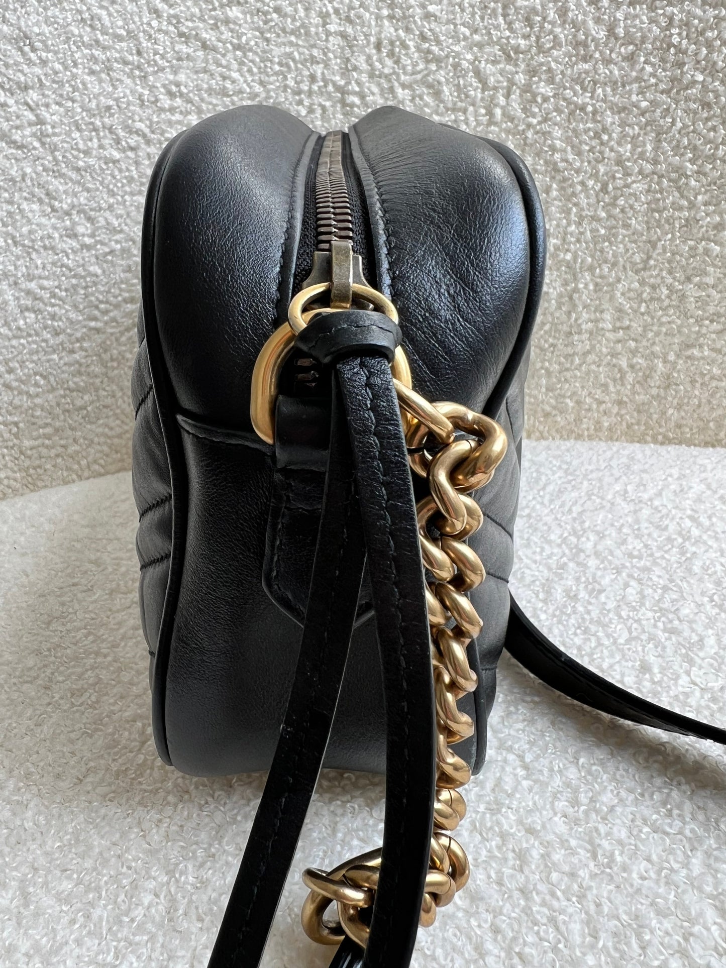 Gucci GG Black Marmont Small Shoulder Bag (RRP £1340)