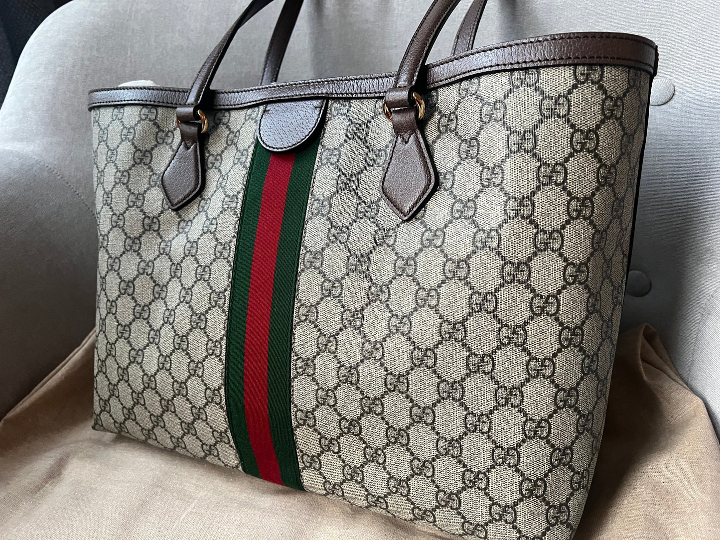 Gucci Ophidia GG Supreme Medium Tote (RRP £1310)