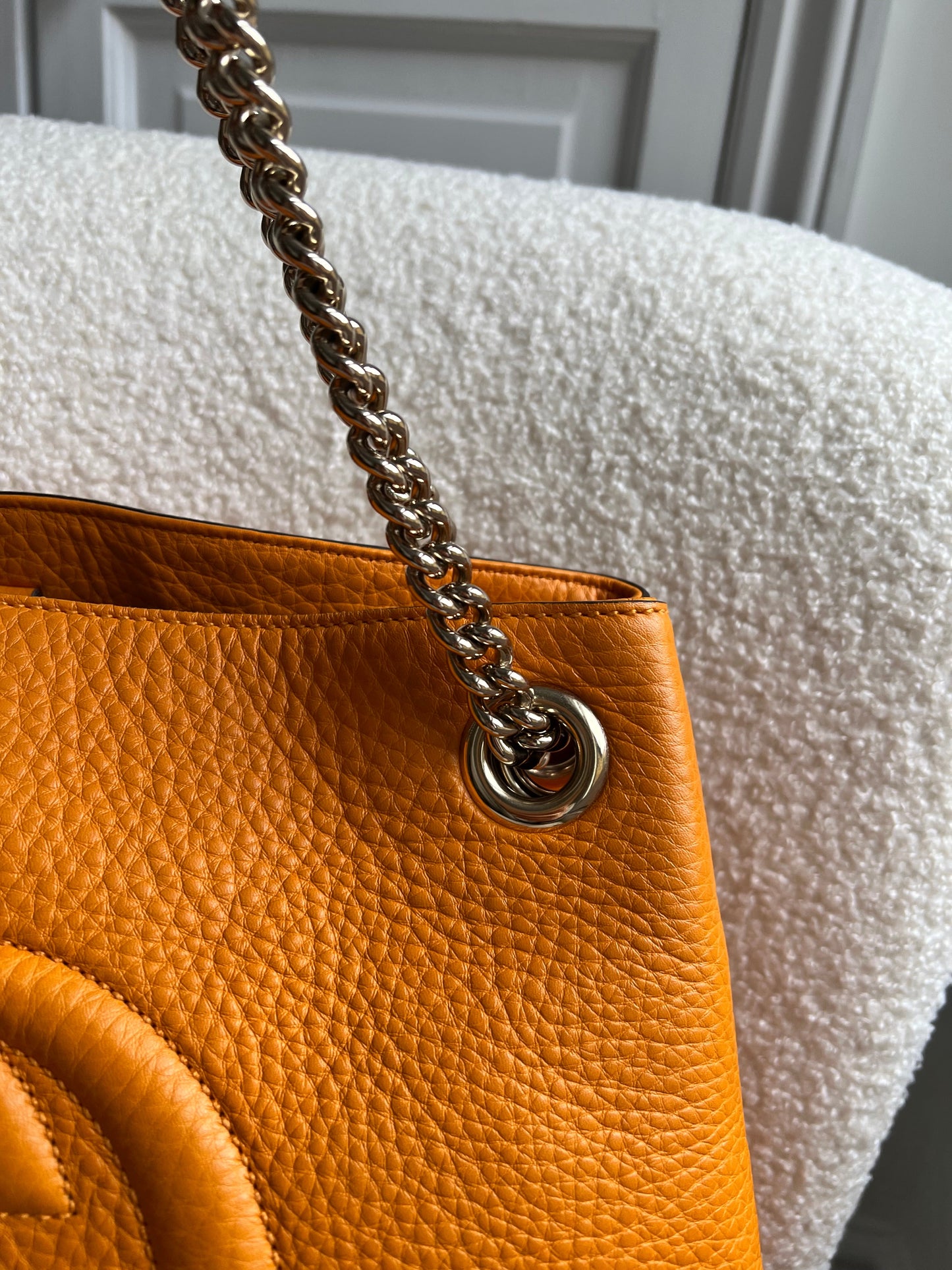 Gucci Orange Soho Chain Tote (RRP £1350)