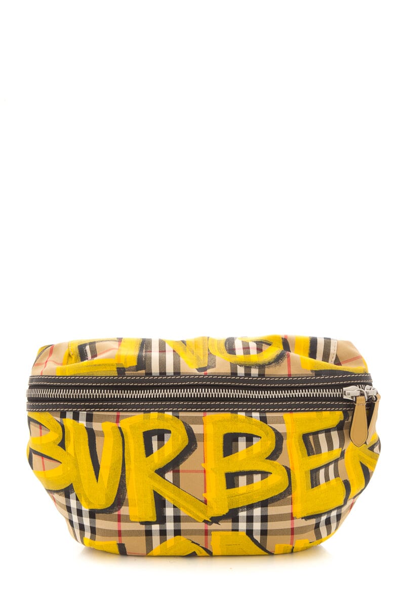 Burberry Yellow Multi Waist Bag