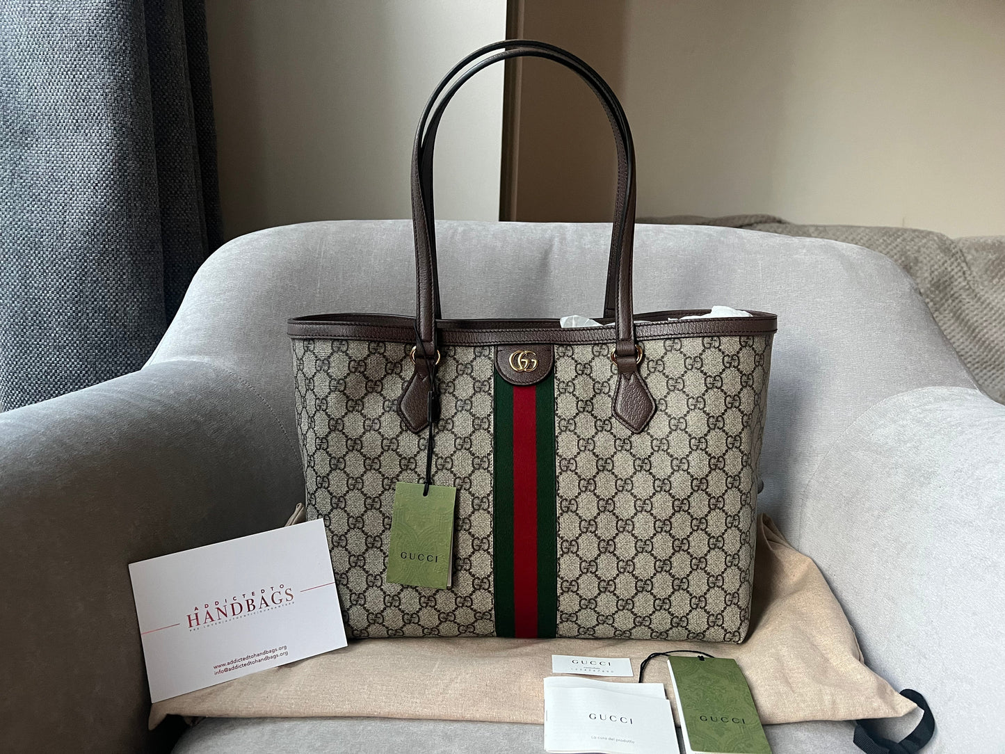 Gucci Ophidia GG Supreme Medium Tote (RRP £1310)