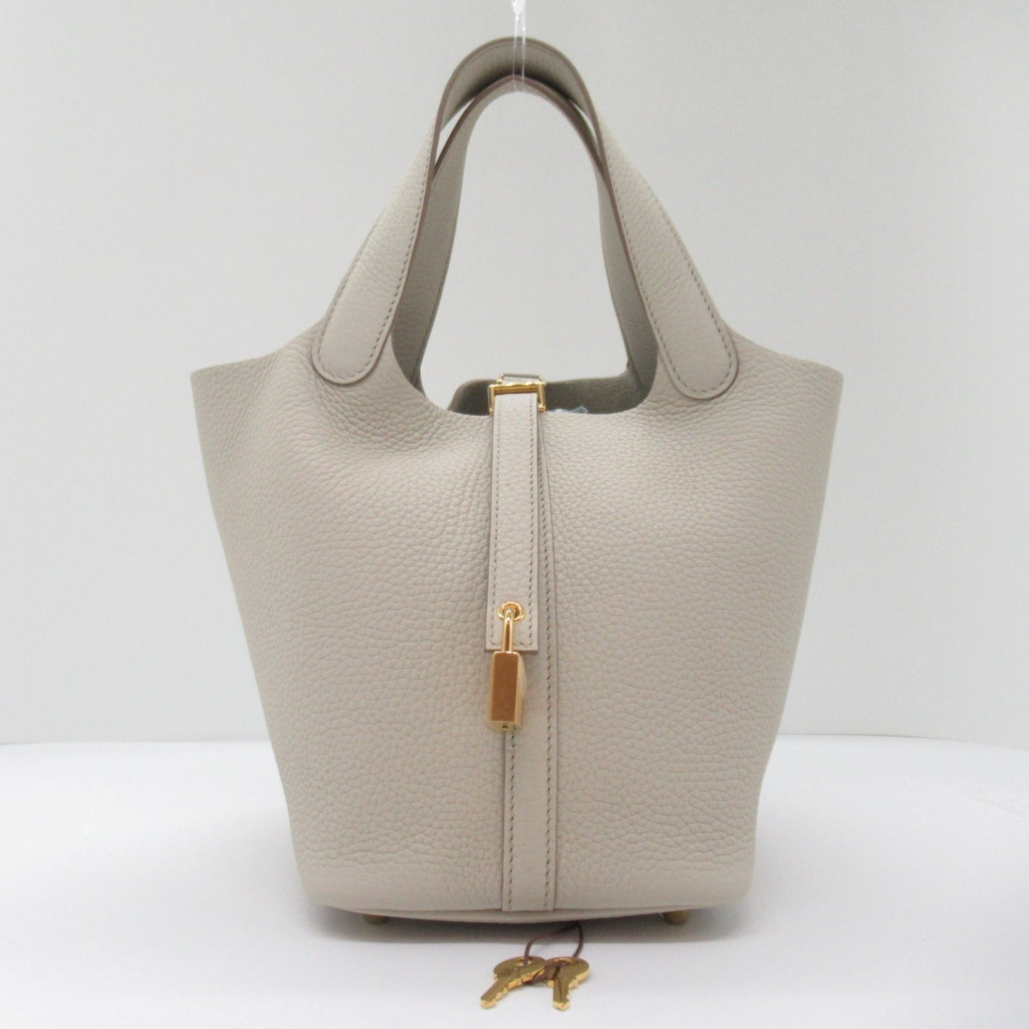 Hermes Picotin Lock PM Handbag Leather Clemence