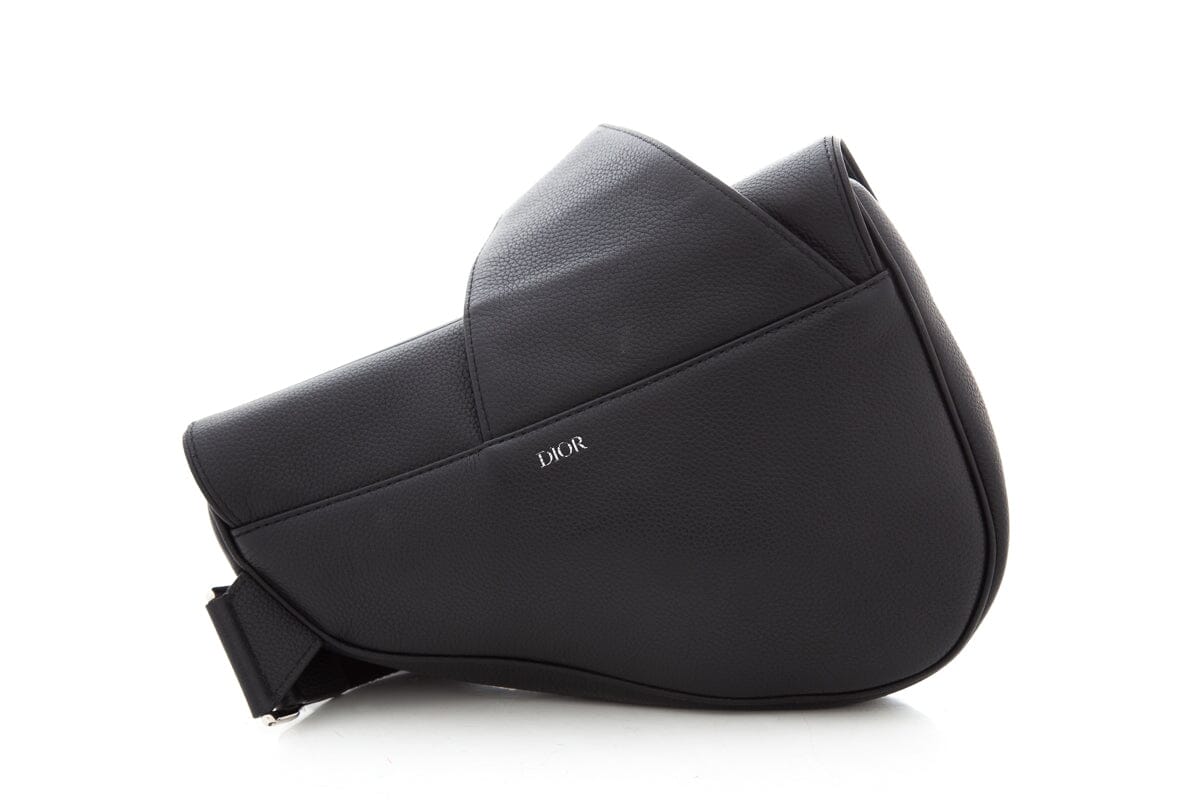 Dior Black Saddle Bag