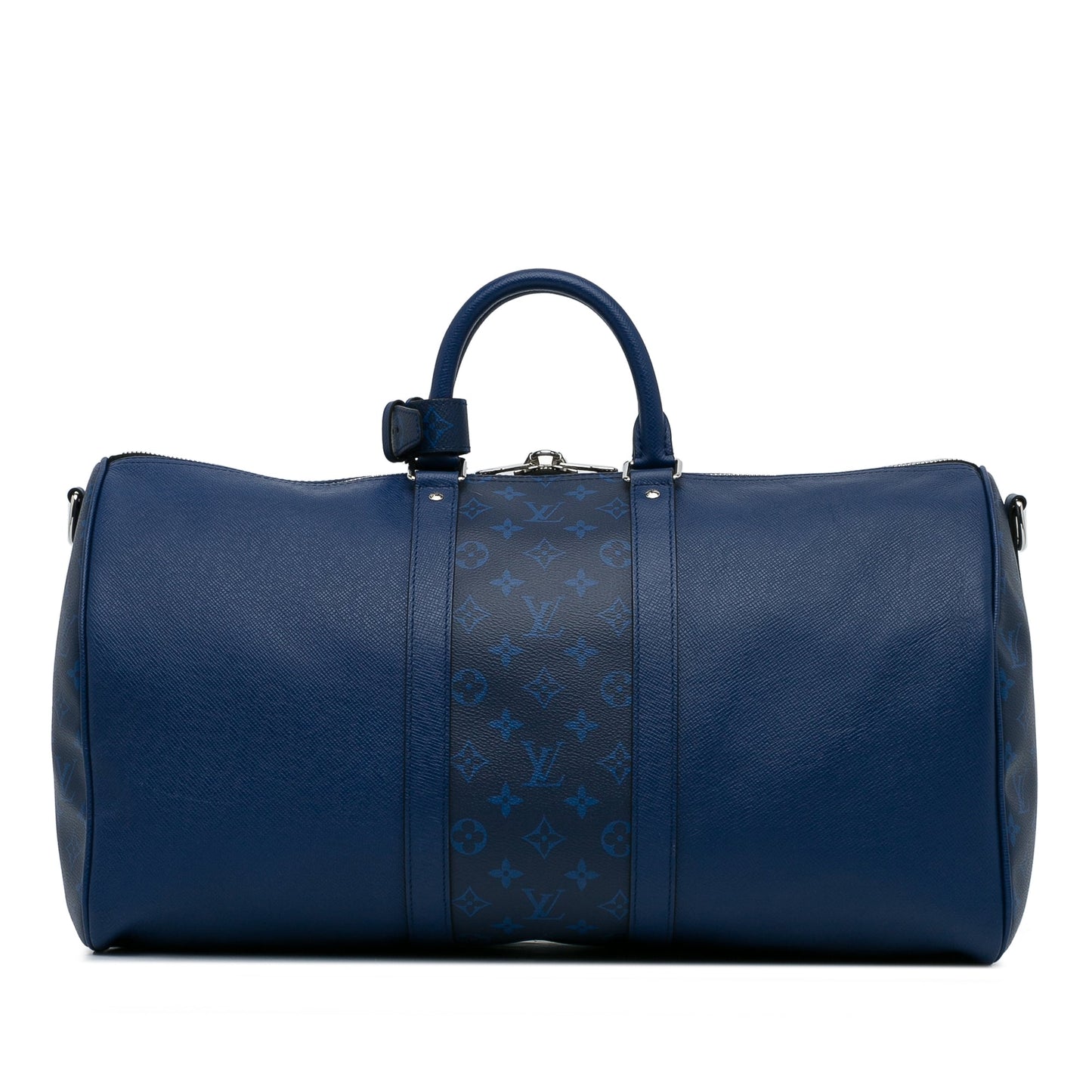 Louis Vuitton Keepall 50 Bandoulière Blue Taigarama