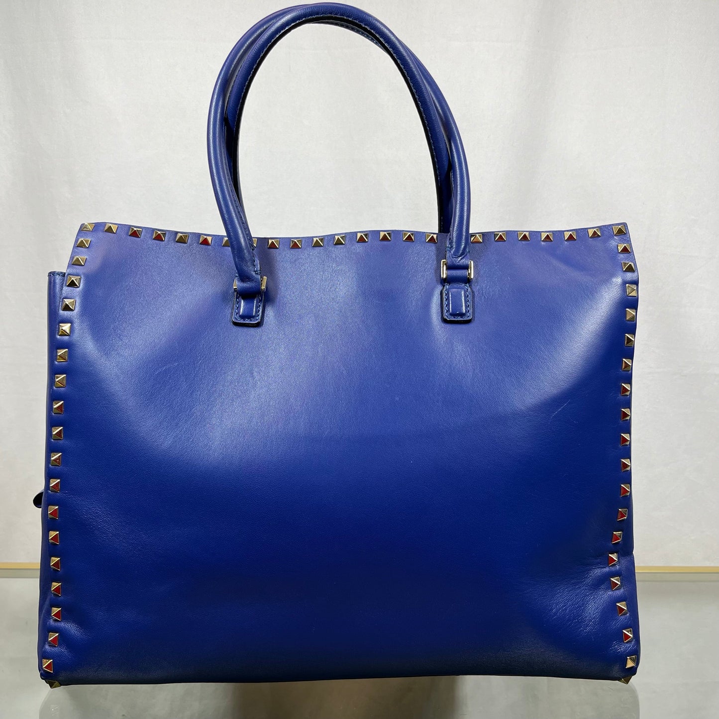 VALENTINO Rockstud Navy Blue Tote