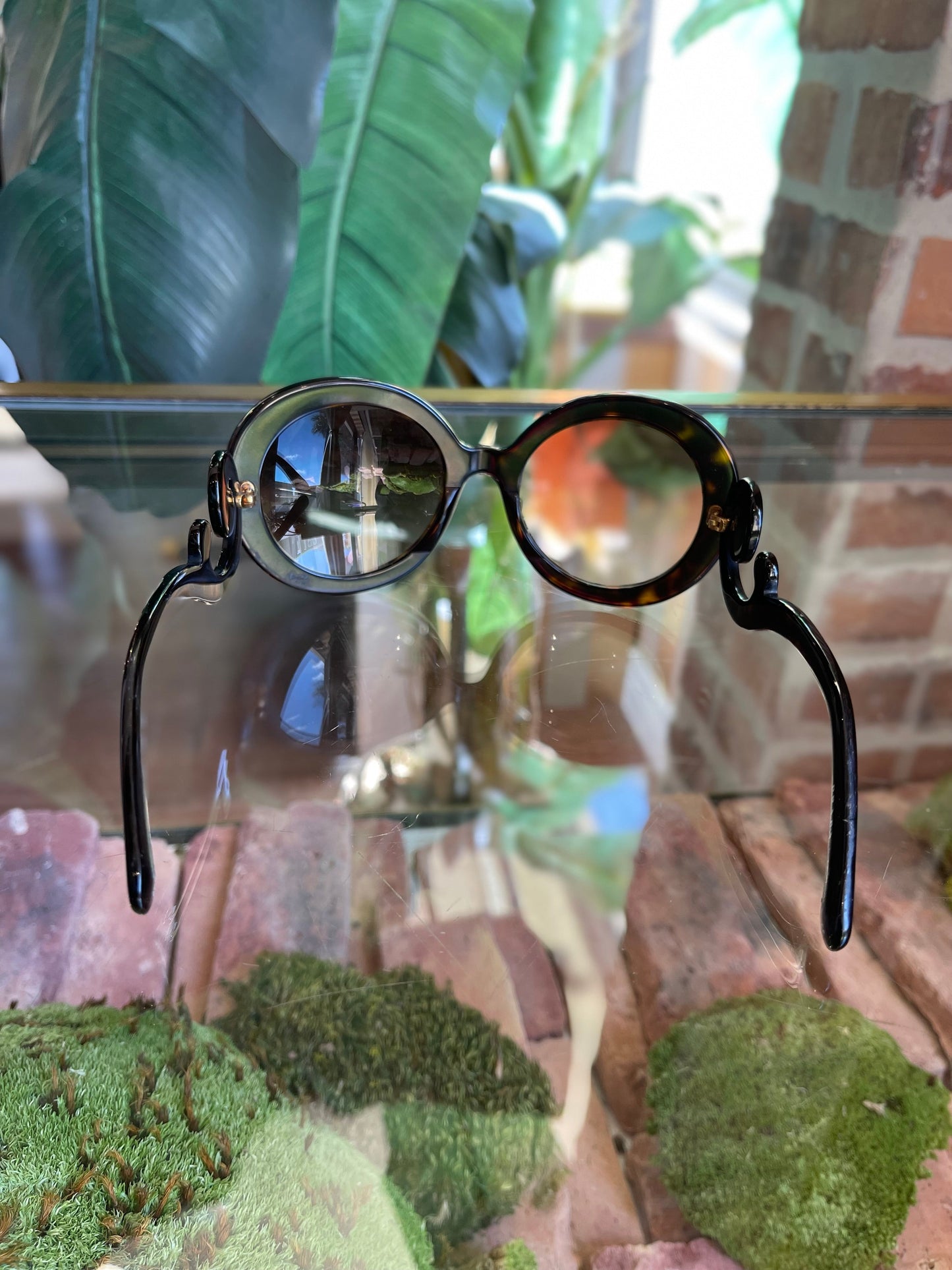 Prada Spr27n Baroque Swirl Sunglasses