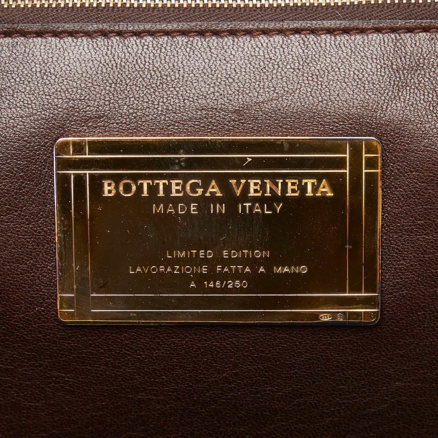 Brown Bottega Veneta Intrecciato Cabat Tote Bag