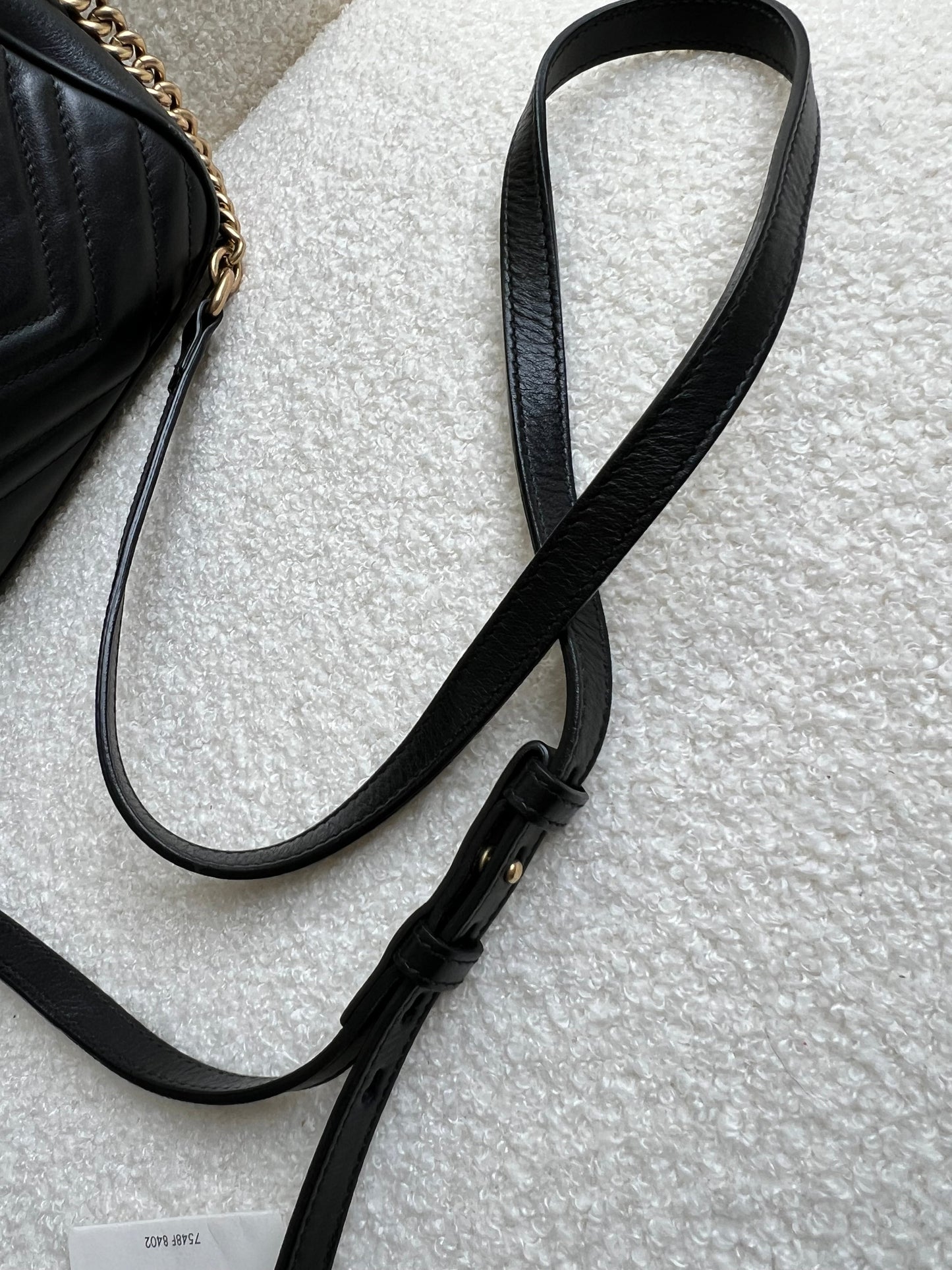 Gucci GG Black Marmont Small Shoulder Bag (RRP £1340)