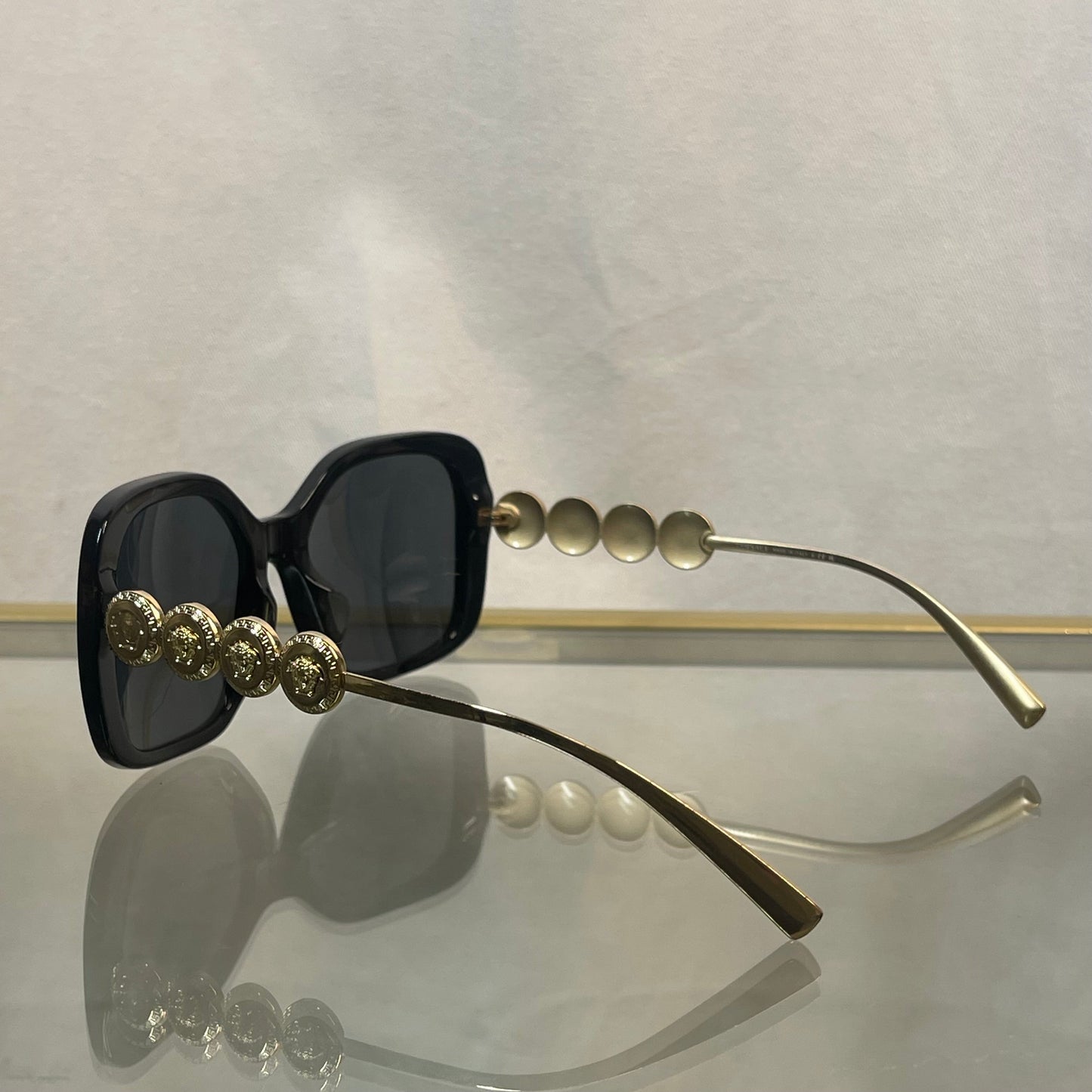 VERSACE Black Mod Sunglasses