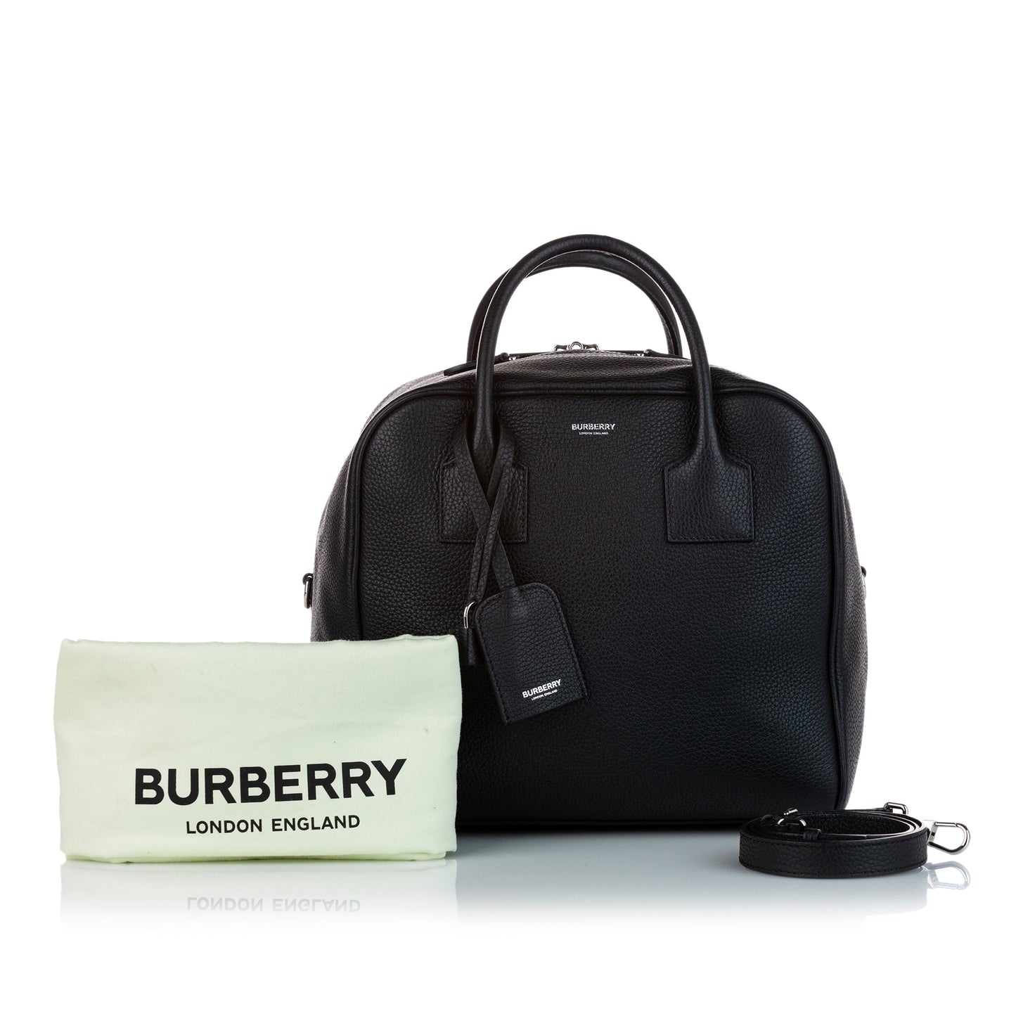 Burberry Cube Medium Handbag Black