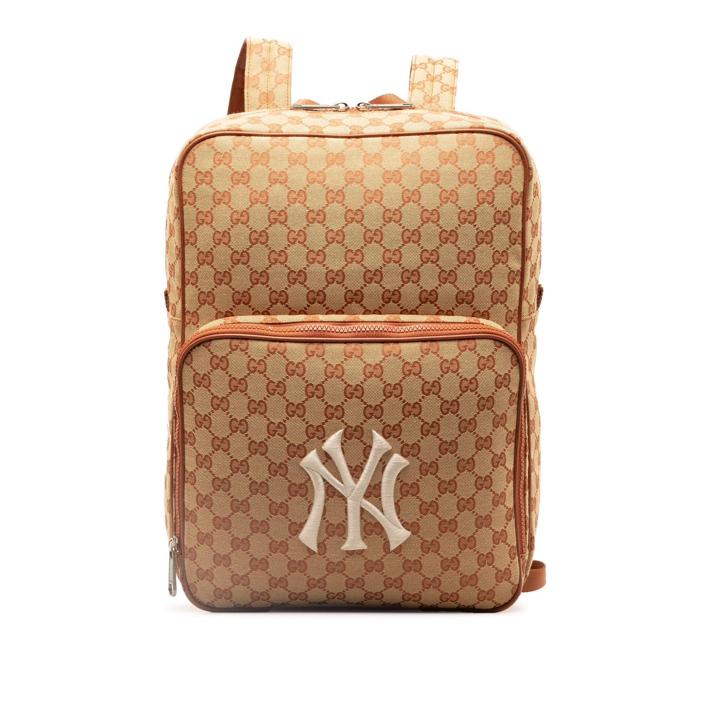 Gucci x NY Yankees Backpack Brown GG Canvas