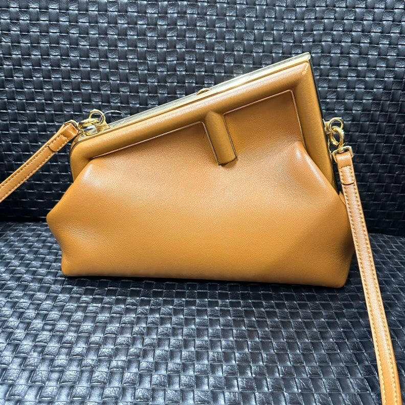 Fendi First Leather Crossbody Bag Small