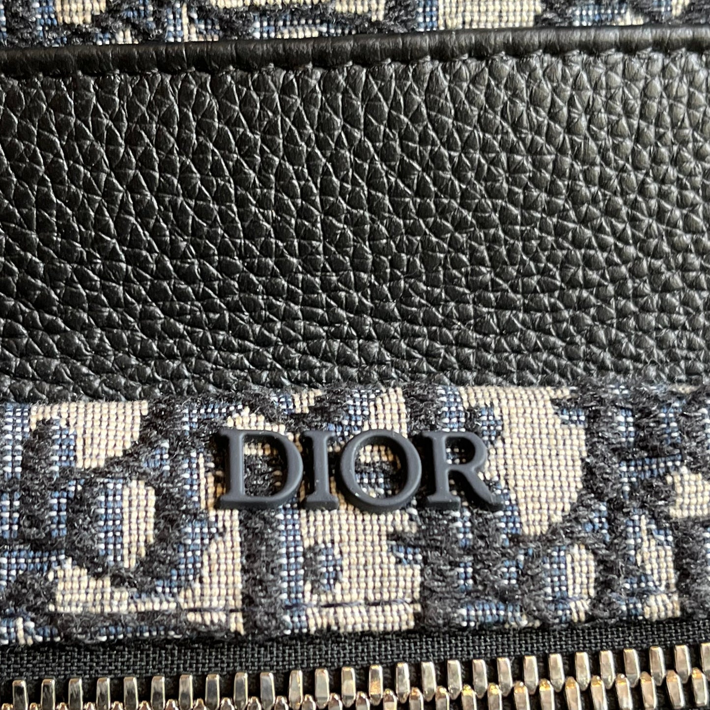 DIOR Navy Blue Oblique Jacquard Rider Backpack