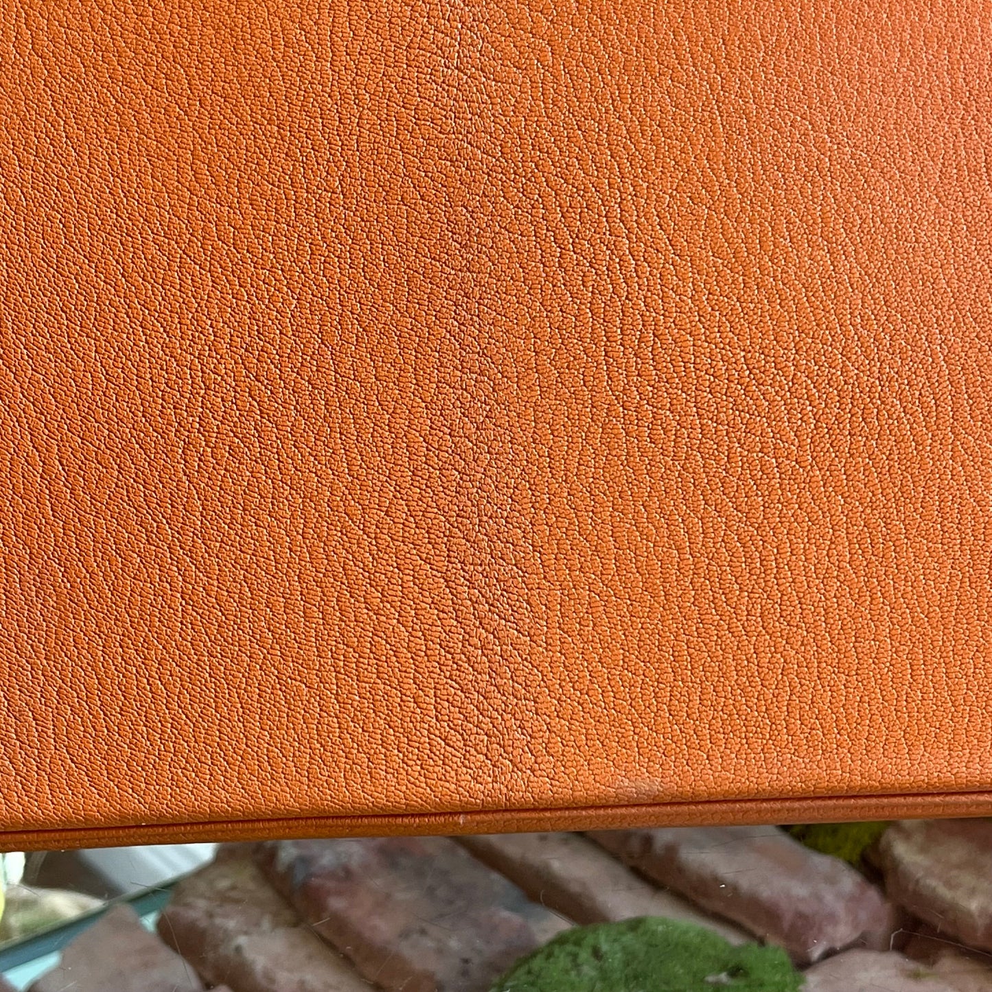 HERMES Orange Chevre de Coromandel Birkin 40