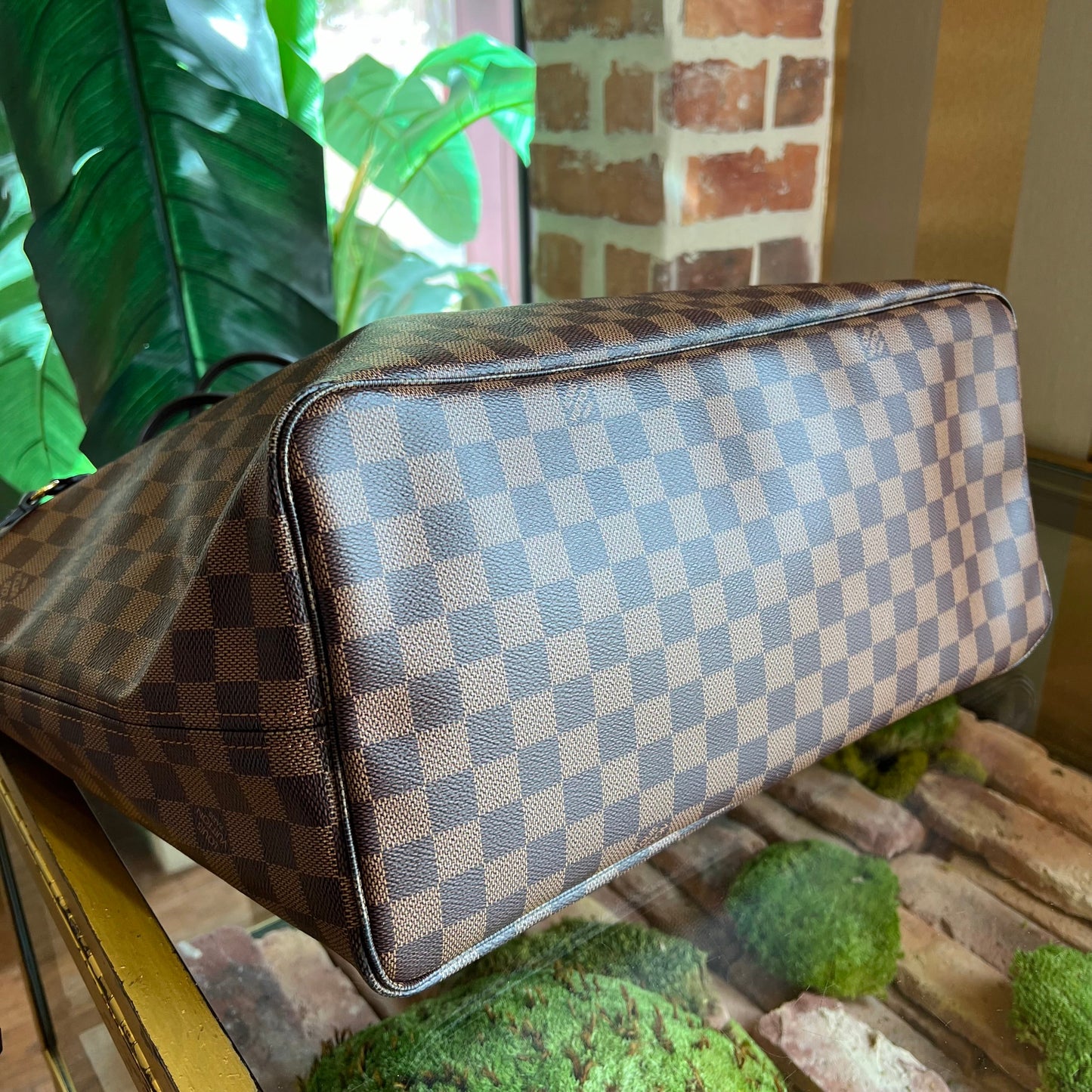 LOUIS VUITTON Neverfull GM Damier Ebene Tote Bag