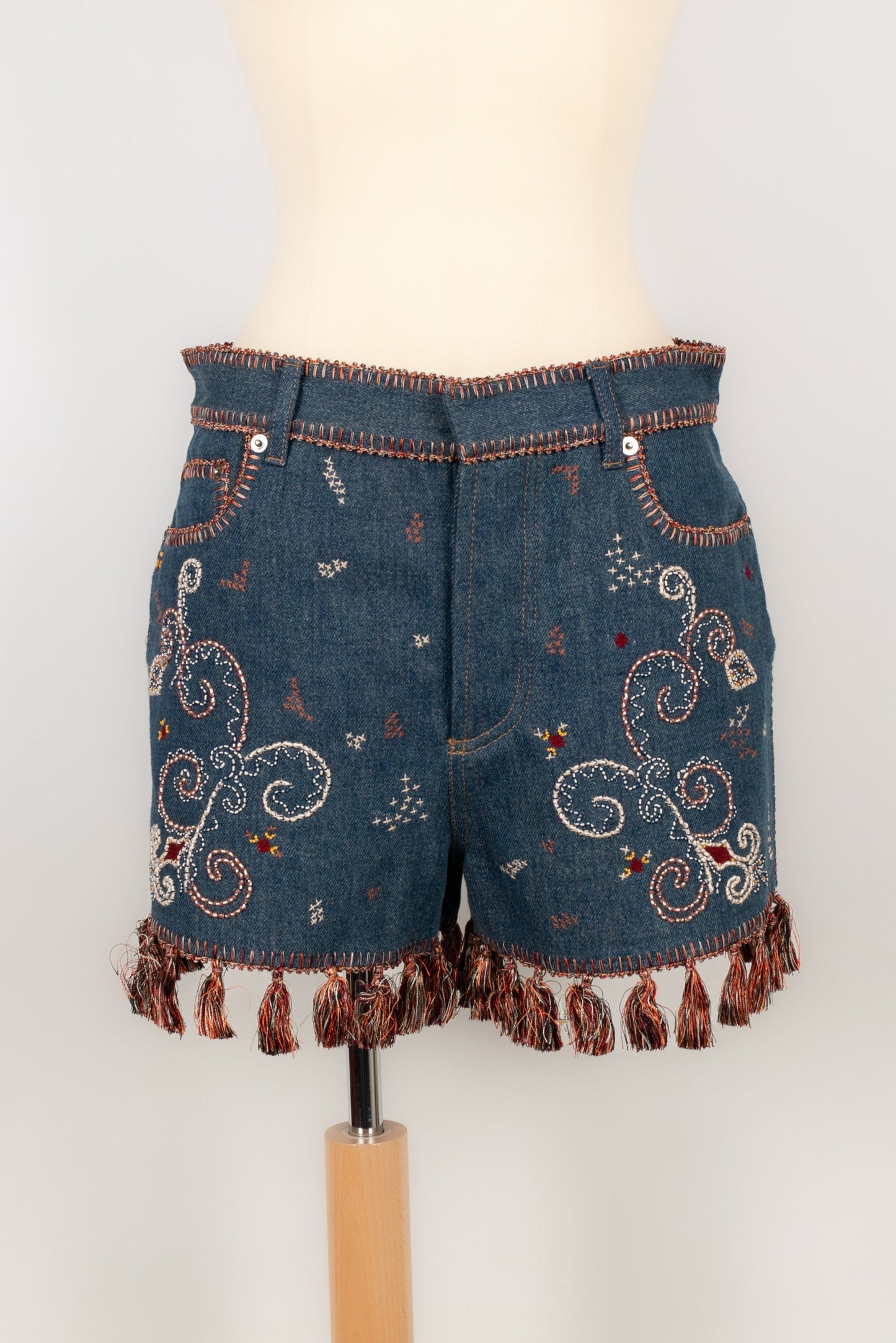 Short en jean Dior